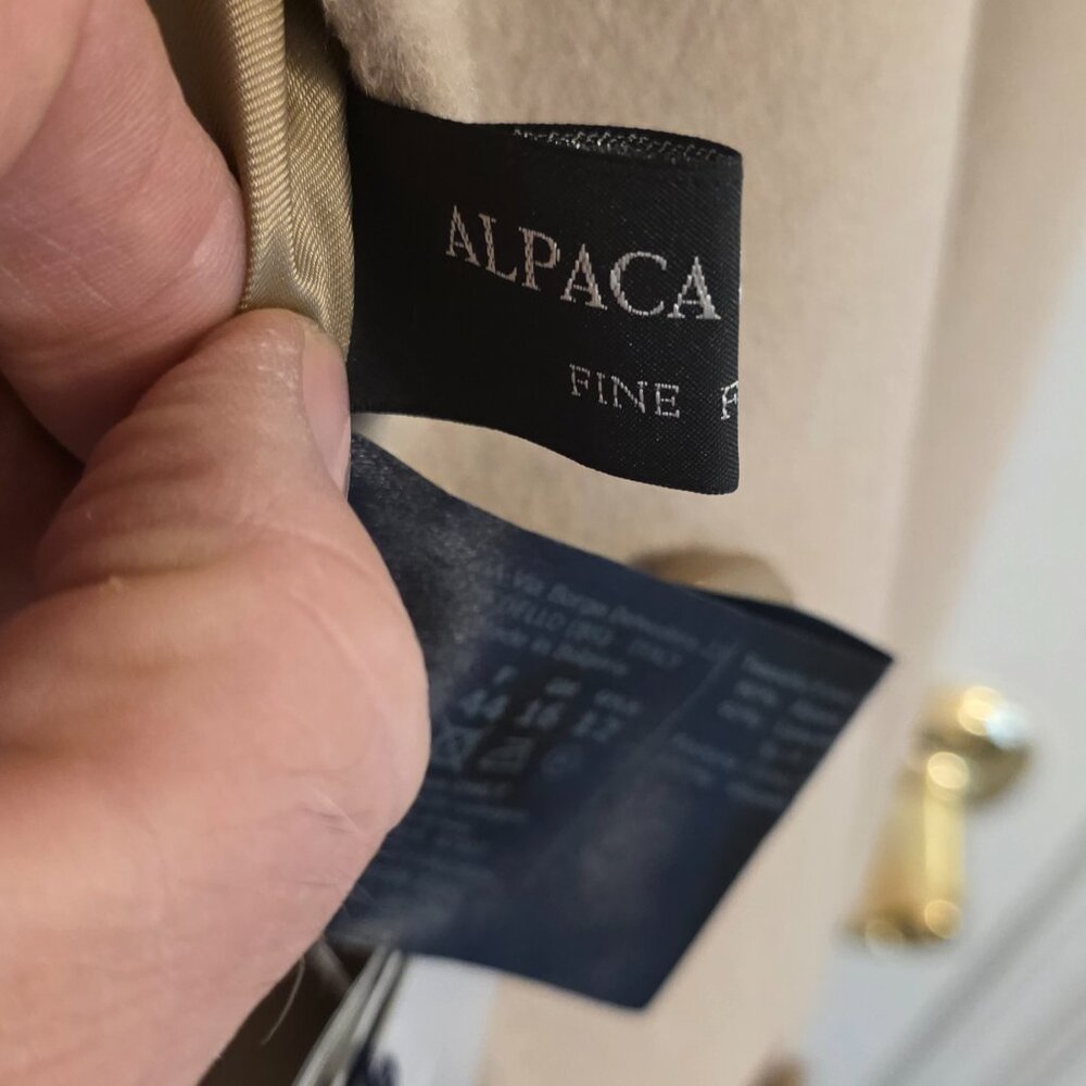 Cinzia Roca Alpaca Wool Coat Size 12 - Picture 5 of 10